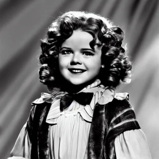 Prompt: shirley temple as hermione granger