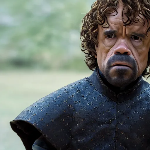 Prompt: Film still of Obama as Tyrion Lannister. Extremely detailed. Screenshot. 4K. Cinematic lighting.