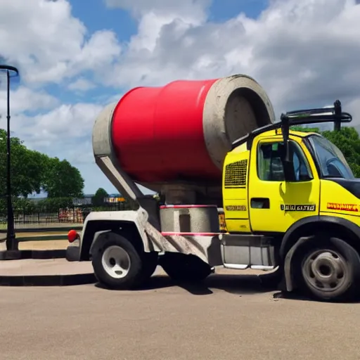 Image similar to london machinery, cement truck