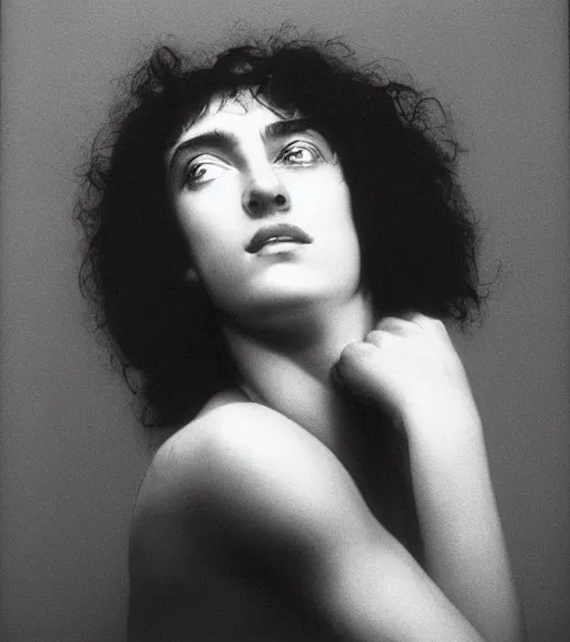 Prompt: Sappho, portrait, by Robert Mapplethorpe