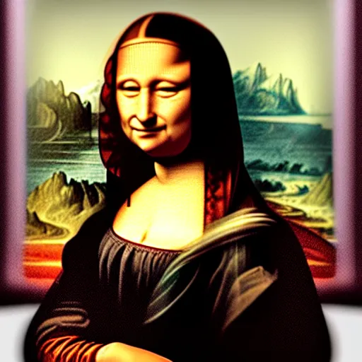 Image similar to Joe Biden as Mona Lisa