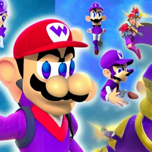 Prompt: Waluigi confirmed for Smash Bros Ultimate