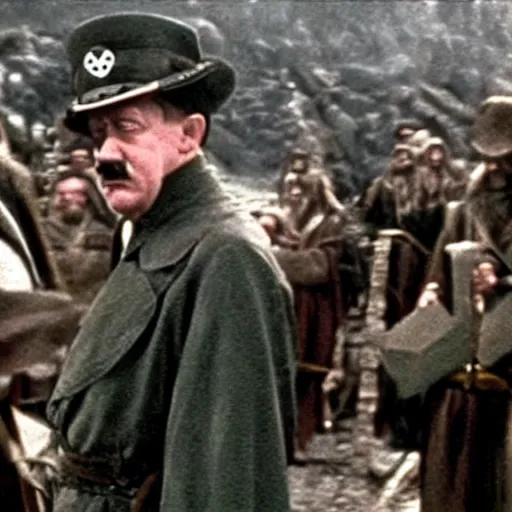 Image similar to hitler in lord of the rings film