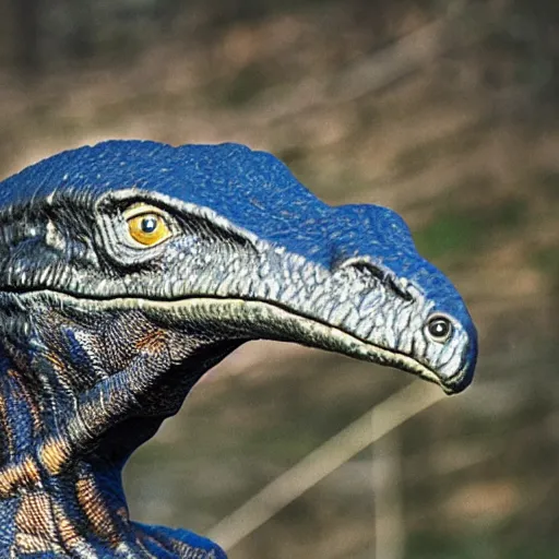 Prompt: photo of a velicraptor