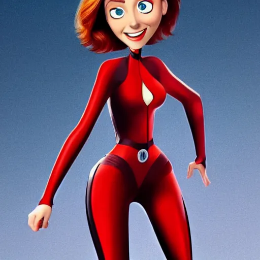 blake lively as elastic girl from the incredibles