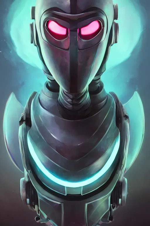 Image similar to epic mask helmet robot ninja portrait stylized as fornite style game design fanart by concept artist gervasio canda, behance hd by jesper ejsing, by rhads, makoto shinkai and lois van baarle, ilya kuvshinov, rossdraws global illumination radiating a glowing aura global illumination ray tracing hdr render in unreal engine 5