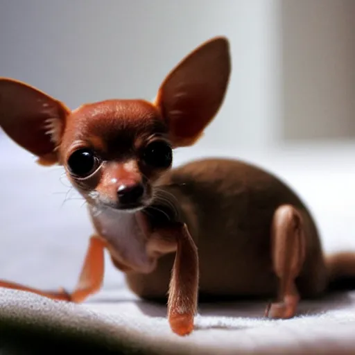 Image similar to photo of an ant chihuahua hybrid