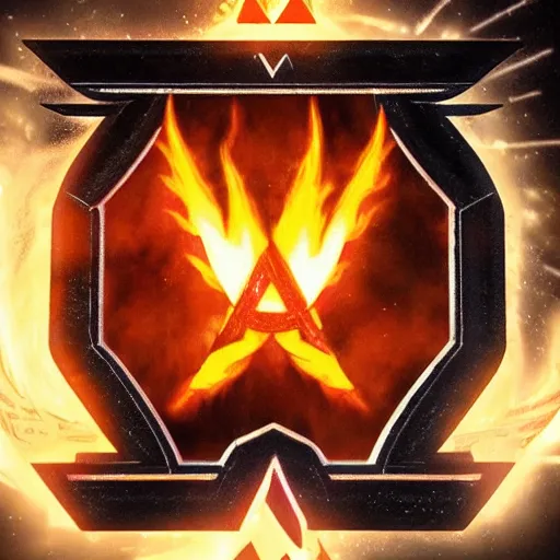 Prompt: wow alliance sign called firemaw with paladin shining lens flare