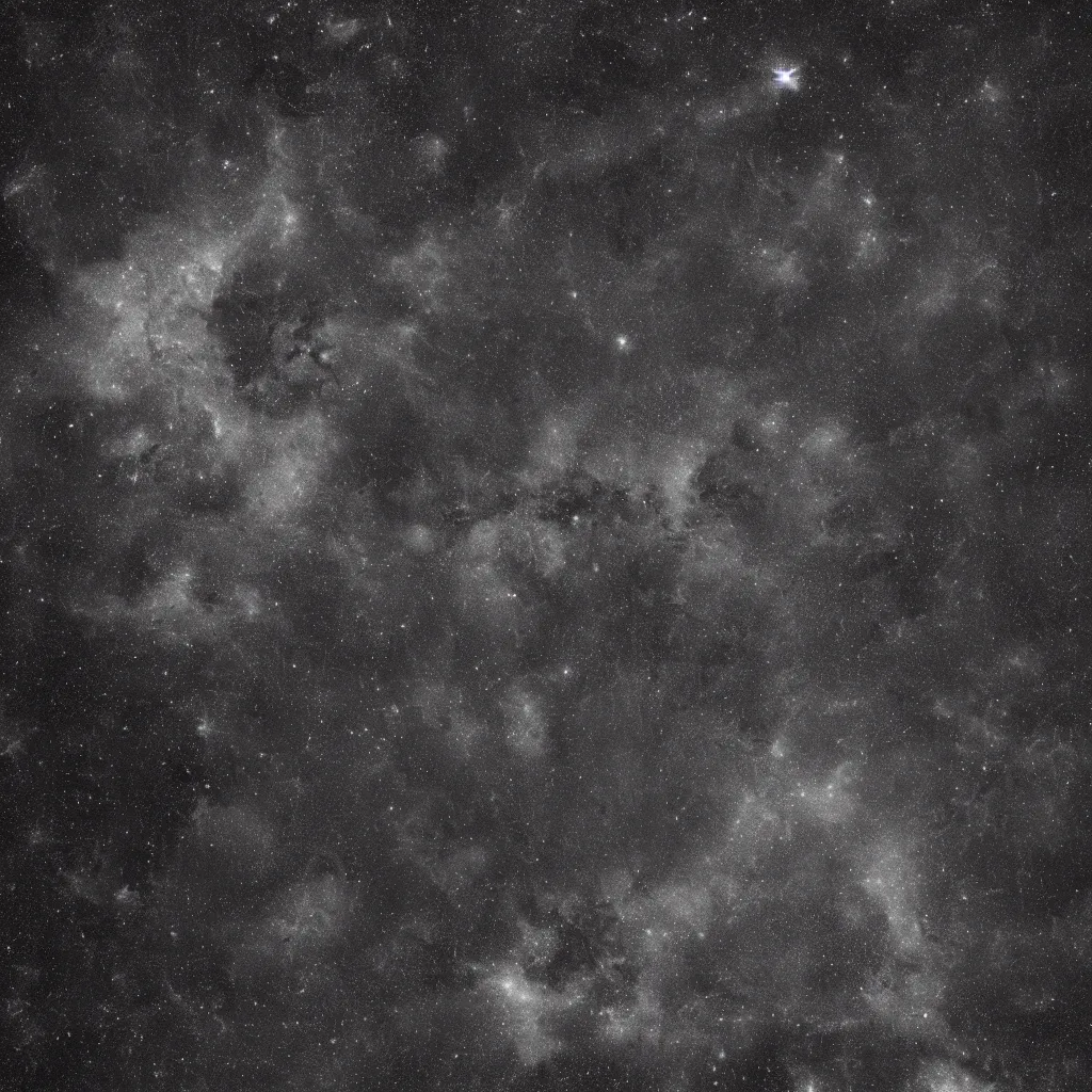 Image similar to space, dark, void of space, stars, crisp focus, ((((NASA photography)))), (((((((monochrome))))))), octane render, 8k