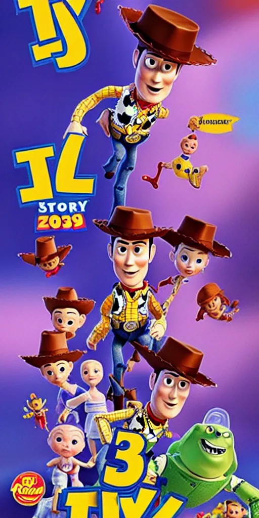 Prompt: toy story 3 starring lionel messi, christian ronaldo, andres iniesta, movie poster