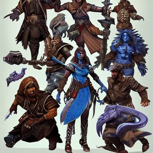 Image similar to lconic Character illustration by Wayne Reynolds for Paizo Pathfinder RPG