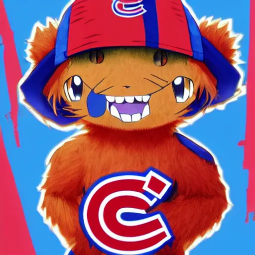 Image similar to anime Portrait of Youppi the Habs Montreal Canadiens Mascot as a very cute powerful and friendly pokemon, highly detailed anime, high evolution, 1990s, legendary, smooth, sharp focus, dynamic lighting, intricate, trending on ArtStation, illustration pokemon, art by WLOP