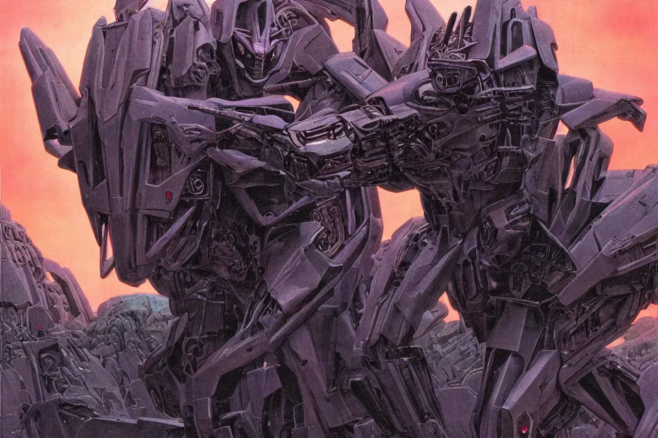 Image similar to transformers, wayne barlowe.