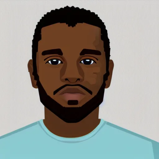 Image similar to grand theft Auto profile picture of a black male data scientist