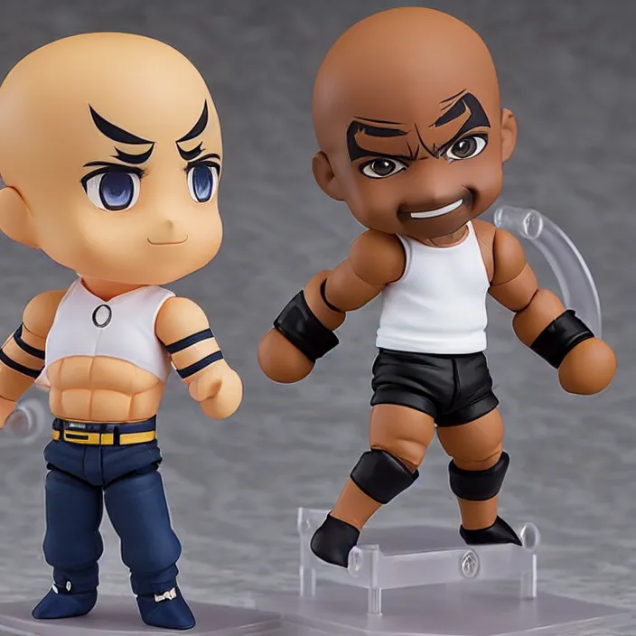 Image similar to mike tyson, an anime nendoroid of mike tyson, figurine, detailed product photo