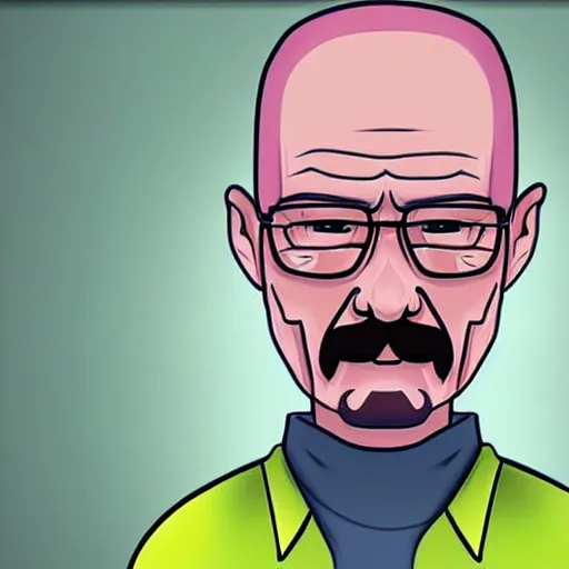 Prompt: a cell shaded cartoon still of walter white