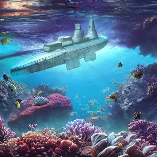 Prompt: A beautiful very hyper realistic detailed matte painting of an underwater scene in very clear water of a very shiny detailed submarine control panel made of iridencent motherboards, by Sparth and Jeff Simpson and beeple and Ansel Adams ,2d,2d format,in 2d,in 2d format,flat image, clearest water in the world,soap bubbles,bubbles,soap foam,iridencent water, octane render,unreal engine render ,octane render,redshift render de-blur,deblur,blur0,blur:0,boken 0,boken:0,boken zero,no boken,antialiased 16x,blur nothing