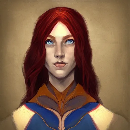 Prompt: beautiful portrait of shallan davar, trending on artstation