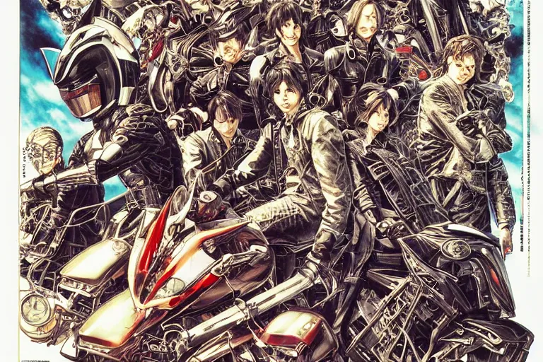 Image similar to kamen rider rx, by yoichi hatakenaka, masamune shirow, josan gonzales and dan mumford, ayami kojima, takato yamamoto, barclay shaw, karol bak, yukito kishiro