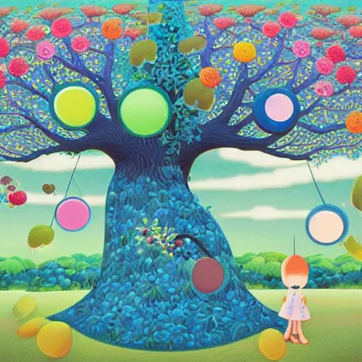 Image similar to tree of life by Chiho Aoshima