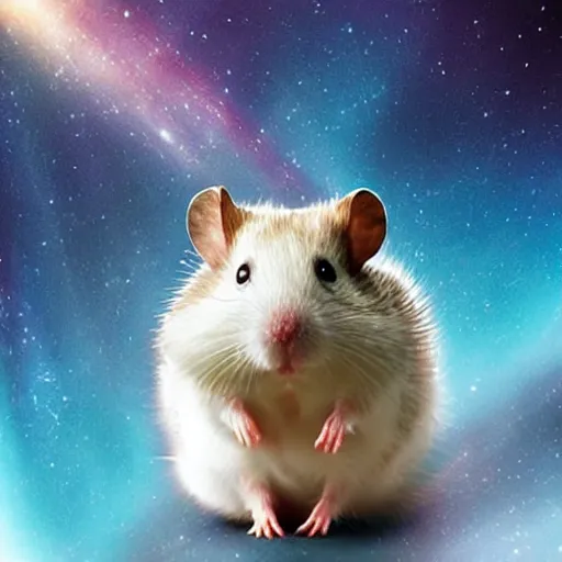 Prompt: interstellar hamster