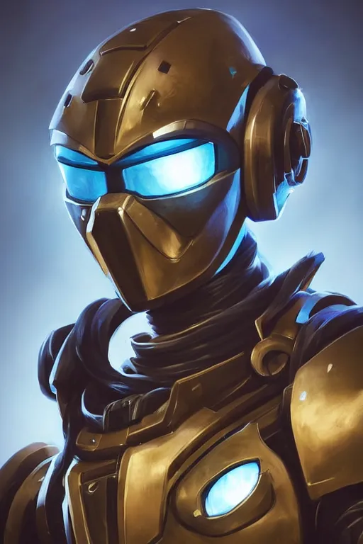 Image similar to epic mask helmet robot ninja portrait stylized as fornite style game design fanart by concept artist gervasio canda, behance hd by jesper ejsing, by rhads, makoto shinkai and lois van baarle, ilya kuvshinov, rossdraws global illumination radiating a glowing aura global illumination ray tracing hdr render in unreal engine 5