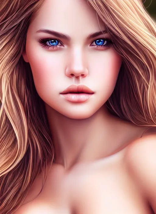 Image similar to a gorgeous female photo, professionally retouched, soft lighting, realistic, smooth face, full body shot, torso, dress, perfect eyes, sharp focus on eyes, 8 k, high definition, insanely detailed, intricate, elegant, art by artgerm and j scott campbell