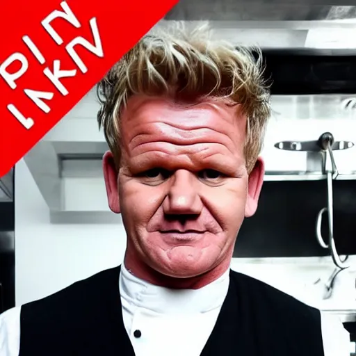 Image similar to gordon ramsay having a mental breakdown over the lamb sauce