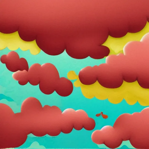 Image similar to chocolate clouds illustration