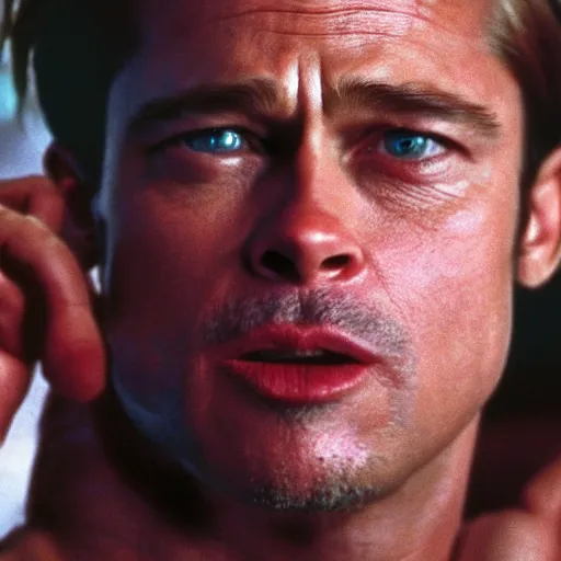 Prompt: brad pitt in independence day