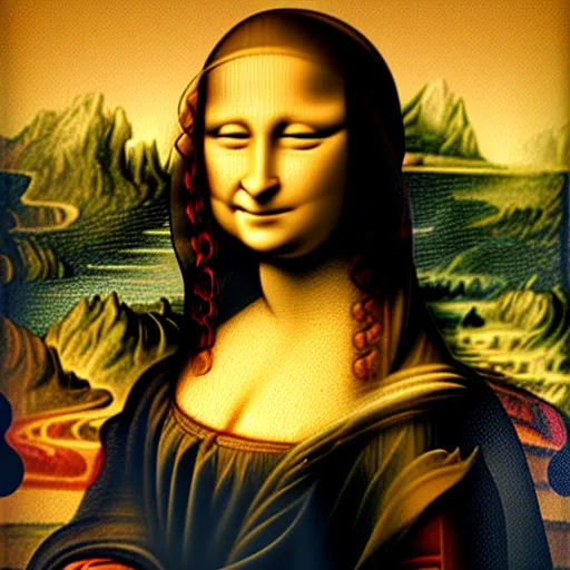 Prompt: mona lisa as a lion h 7 0 4