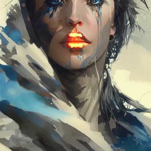 Prompt: raven, lioness, forest, blue flame, moon, dramatic lighting, illustration by Greg rutkowski, yoji shinkawa, 4k, digital art, concept art, trending on artstation