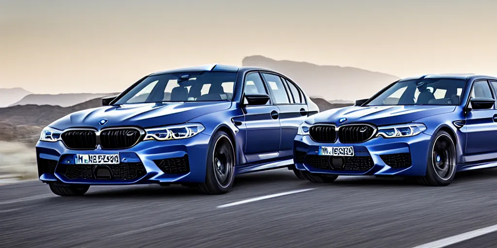 Prompt: “2019 BMW M5 Minivan”