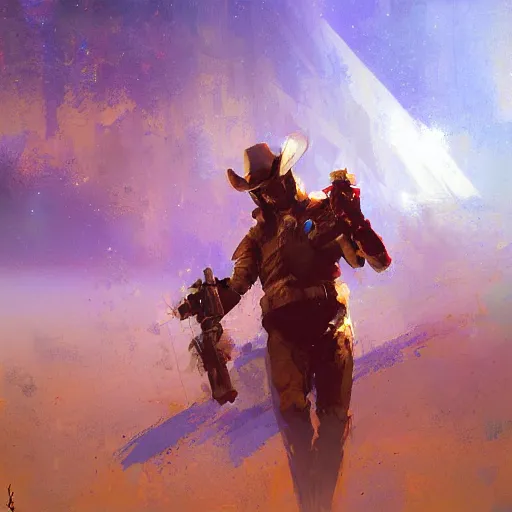 Prompt: space cowboy by craig mullins