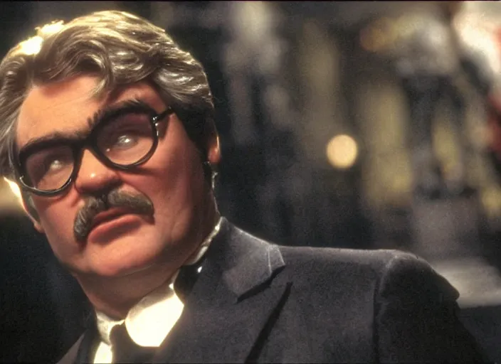 Prompt: tony schiavone, movie still, from the new batman returns movie, 8 k, realistic