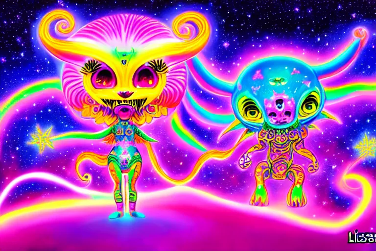 Image similar to lisa frank illustration of rebulon the cute ancient demon, by lisa frank, masterpiece concept art, 8 k, intricate detail, cinematic lighting, epic pose, bright colors