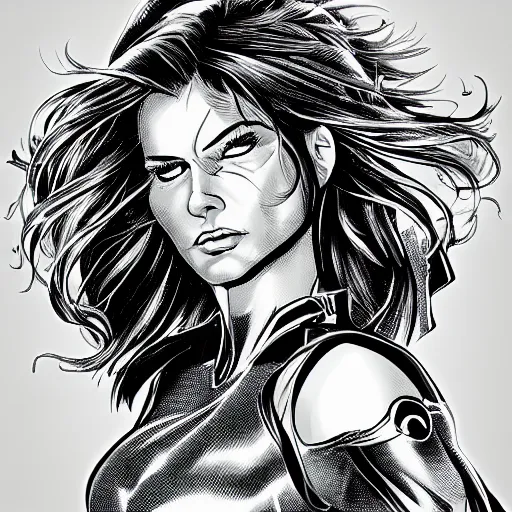 Image similar to a highly detailed portrait of a female super hero