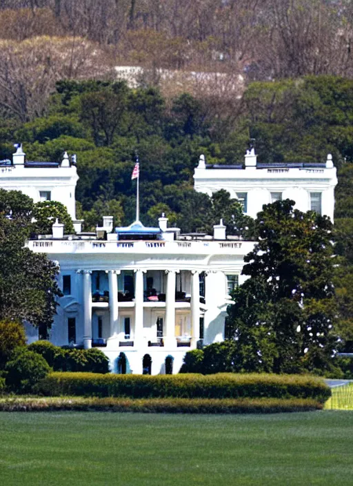 Image similar to White House, tilt shift