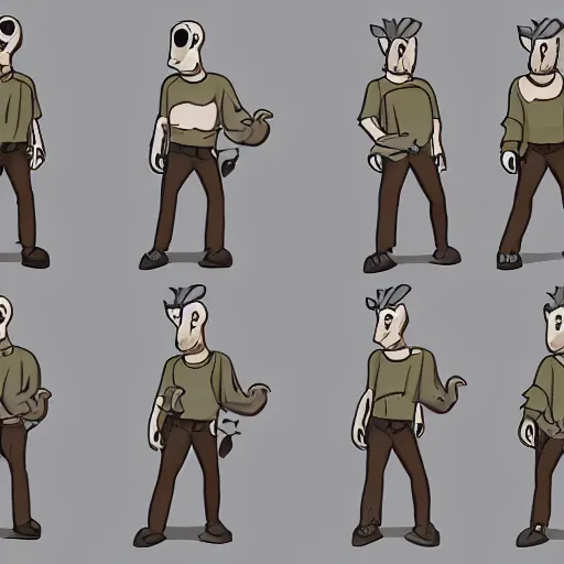 Prompt: Character Animation Sheet