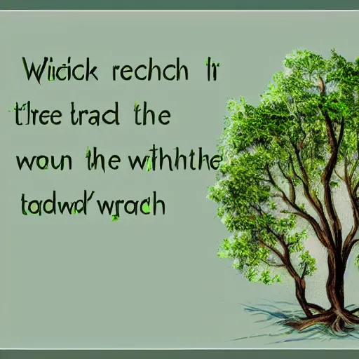 Prompt: wicked are the branches on the tree of mankind the roots grow upward and the branches grow down