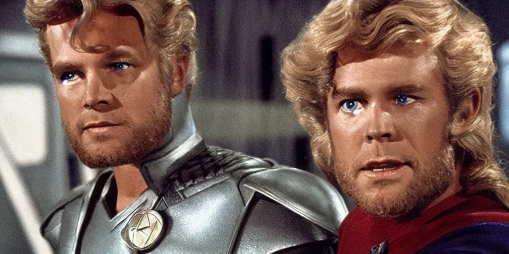 Prompt: Thor in the role of Captain Kirk in a scene from Star Trek the original series