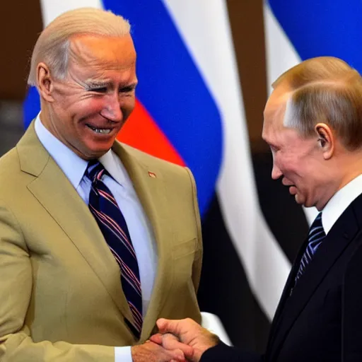 Image similar to Biden and putin as conjoined twins in daipers