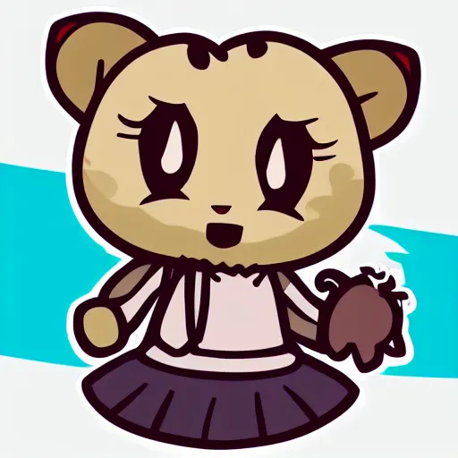 Prompt: nazrin LINE sticker