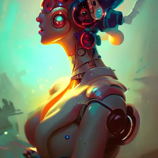 Image similar to a portrait of a beautiful cybernetic geisha, cyberpunk concept art by pete mohrbacher and wlop and artgerm and josan gonzales, digital art, highly detailed, intricate, sci-fi, sharp focus, Trending on Artstation HQ, deviantart, unreal engine 5, 4K UHD image