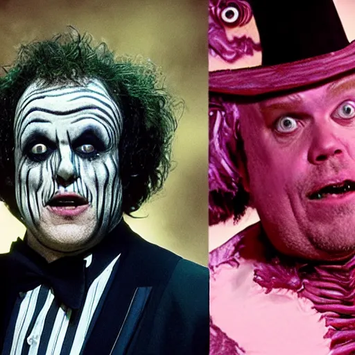 Image similar to john c. reilly as beetlejuice