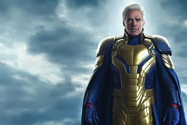 Image similar to God emperor good, marvel, live action, mcu, universe, multiverse ultra realistic, 4K, movie still, UHD, sharp, cinematic