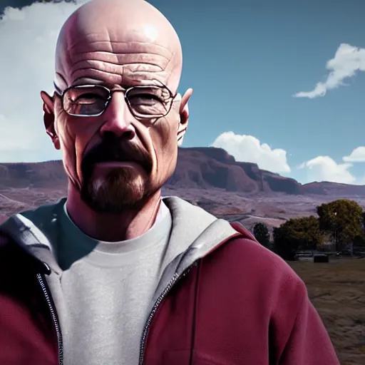 Image similar to Walter white making meth while Elon musk is tastes it. 8k ultra realistic, award winning, unreal engine 5, masterpiece, atmosphere glow, hyperrealistic, focused, extreme details, cinematic