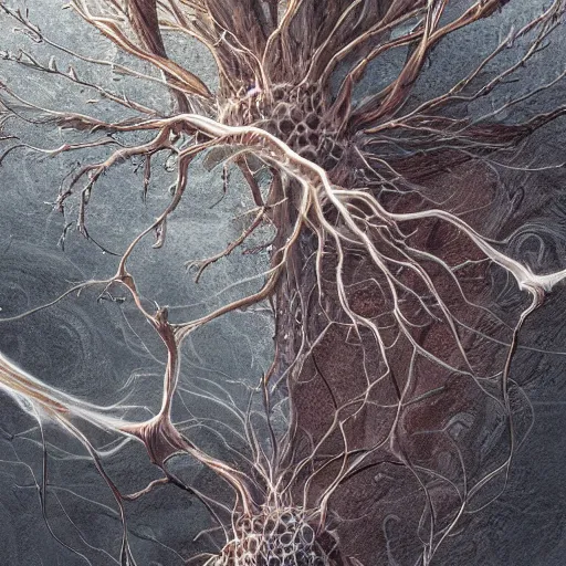 Image similar to ultra realistic illustration of immortal neuron, intricate, scifi, unique landscape, highly detailed, digital painting, artstation, concept art, smooth, sharp focus, illustration, art by roberto digiglio and furio tedeschi and filippo ubertino