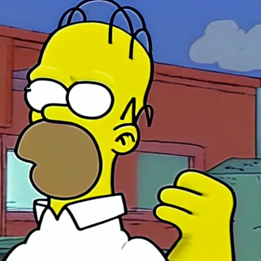 Prompt: homer simpson joins the cartel