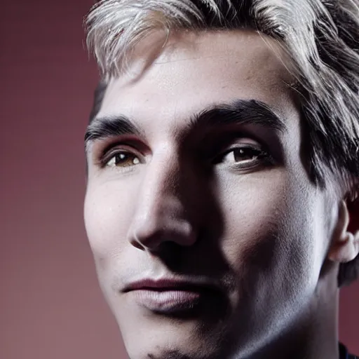 Image similar to xqc, big long nose, underbite